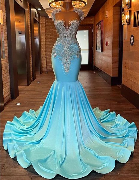 arabic aso ebi mermaid prom dresses beaded crystals sky blue evening second reception birthday engagement gowns, Black
arabic aso ebi mermaid prom dresses beaded crystals sky blue evening second reception birthday engagement gowns, Black