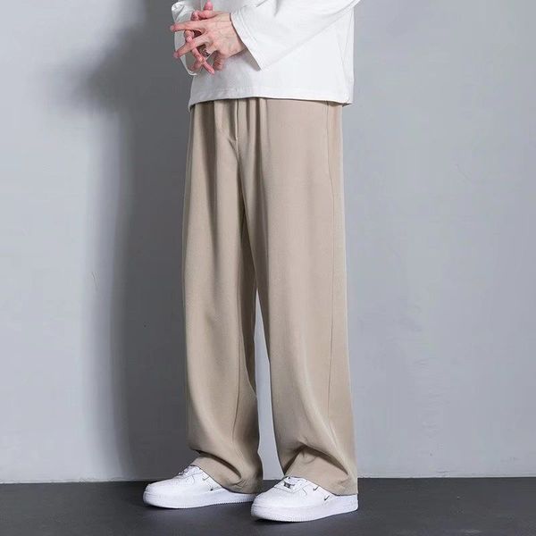 men's pants loose straight summer ultrathin cool ice silk casual sports quickdrying ninepoint trousers 230324, Black
men's pants loose straight summer ultrathin cool ice silk casual sports quickdrying ninepoint trousers 230324, Black