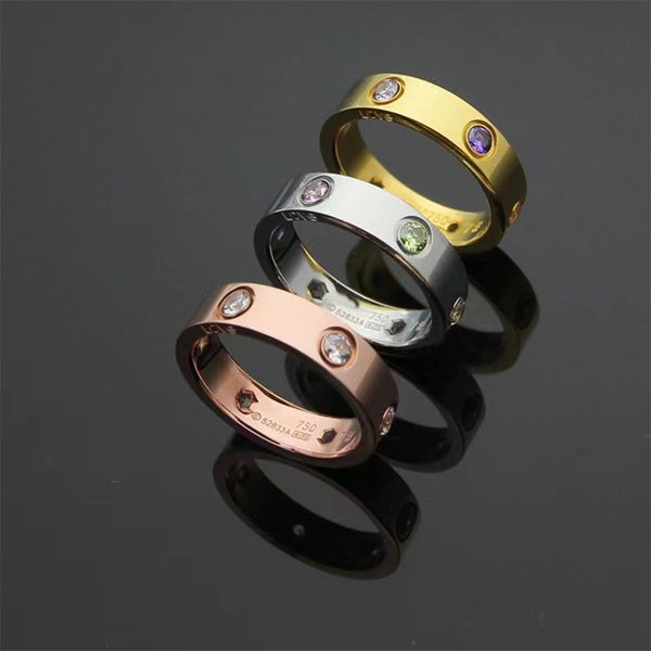 fashion brand six diamond ring couple new colorful wedding ring for women 18k gold designer ring jewelry, Silver
fashion brand six diamond ring couple new colorful wedding ring for women 18k gold designer ring jewelry, Silver