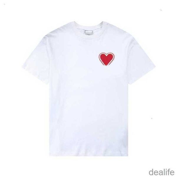 paris fashion mens designer t shirts amis embroidered red heart solid color big love round neck short sleeve t-shirt for men and women 8qes, White;black
paris fashion mens designer t shirts amis embroidered red heart solid color big love round neck short sleeve t-shirt for men and women 8qes, White;black