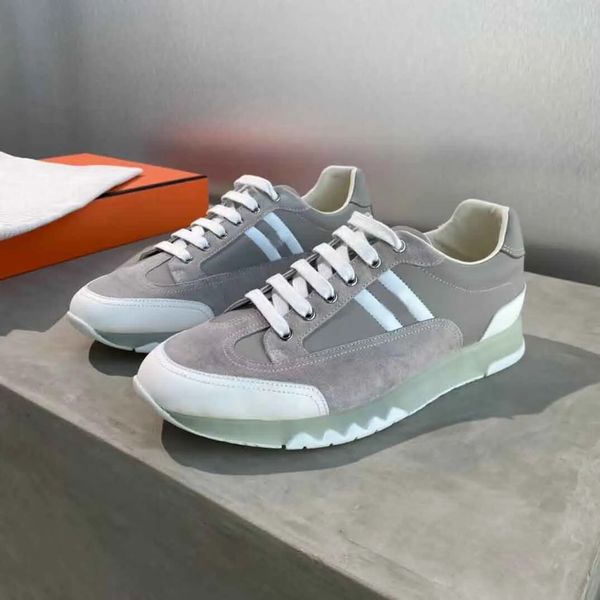 23s/s sports men trail sneaker shoes low calfskin & suede goatskin trainers man brand wholesale discount footwear with box, Black
23s/s sports men trail sneaker shoes low calfskin & suede goatskin trainers man brand wholesale discount footwear with box, Black