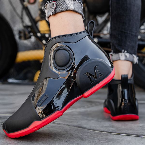 rain boots men outdoor fishing shoes punk ankle rubber boots waterproof strong blocking water shoes wellies kitchen shoes size 39-44 230324, Black;red
rain boots men outdoor fishing shoes punk ankle rubber boots waterproof strong blocking water shoes wellies kitchen shoes size 39-44 230324, Black;red