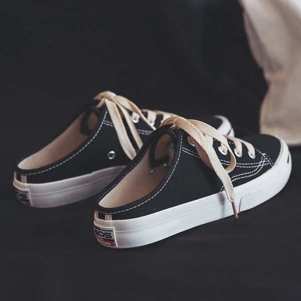 dress shoes spring and summer student canvas shoe's fashion laceup sneakers open white shoes sandals semidrag breathable 230324, Black
dress shoes spring and summer student canvas shoe's fashion laceup sneakers open white shoes sandals semidrag breathable 230324, Black