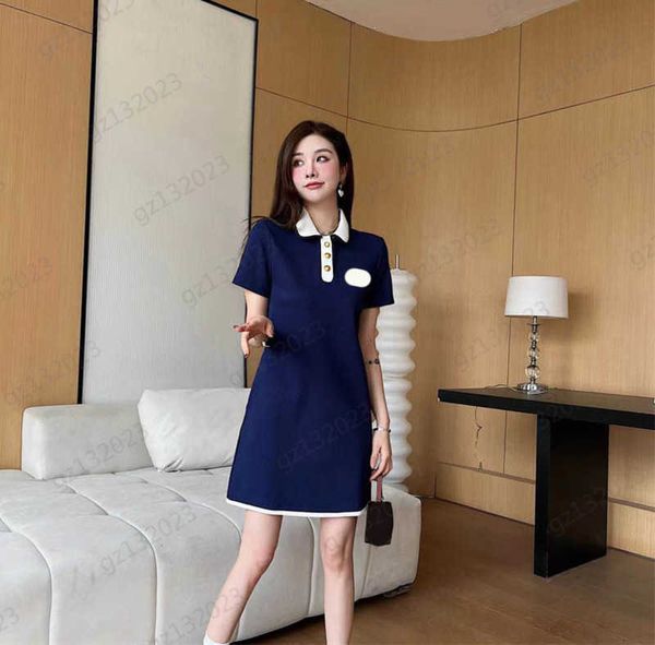 womens dresses chest logo embroidery stitching against color lapel short sleeve dress custom twill cotton fabric vibrant and age-defying sty, Black;gray
womens dresses chest logo embroidery stitching against color lapel short sleeve dress custom twill cotton fabric vibrant and age-defying sty, Black;gray