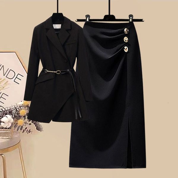 two piece dres's autumn fashion long sleeve casual blazer coat midi skirt korean chic elegant black professional suit set 230324, White
two piece dres's autumn fashion long sleeve casual blazer coat midi skirt korean chic elegant black professional suit set 230324, White