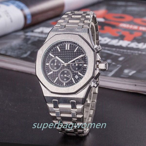 men's women watch rose gold stanless steel 42mm vk chronograph quartz movement sports men watches cndh watch3, Slivery;brown
men's women watch rose gold stanless steel 42mm vk chronograph quartz movement sports men watches cndh watch3, Slivery;brown