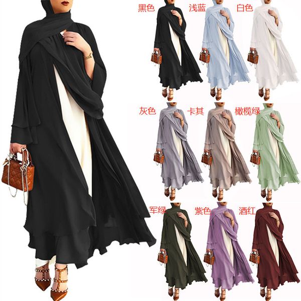 ethnic clothing muslim abayas for women chiffon cardigan loose dress dubai indian moroccan fashion temperament casual 230324, Red
ethnic clothing muslim abayas for women chiffon cardigan loose dress dubai indian moroccan fashion temperament casual 230324, Red