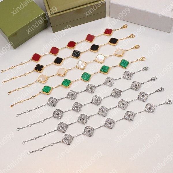 fashion classic 4/four leaf clover charm bracelets bangle chain 18k gold agate shell mother-of-pearl men women&girl couple wedding mother�, Golden;silver
fashion classic 4/four leaf clover charm bracelets bangle chain 18k gold agate shell mother-of-pearl men women&girl couple wedding mother�, Golden;silver