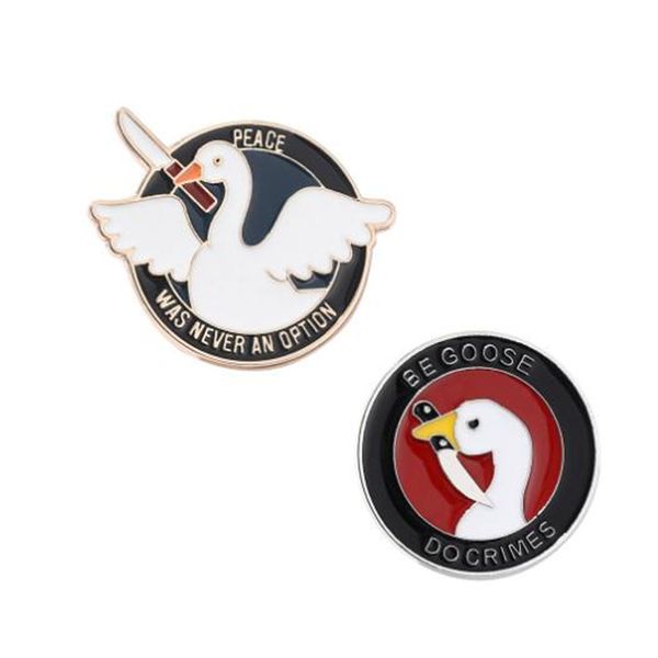 cartoon animation game brooch troublemaking goose oil dripping around the brooch crime goose badge enamel color alloy pin ab112, Gray
cartoon animation game brooch troublemaking goose oil dripping around the brooch crime goose badge enamel color alloy pin ab112, Gray