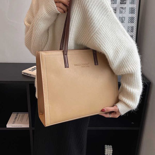 shoulder bags lettside tote for office women trend designer winter big side bag vintage ladies handle handbags 230322
shoulder bags lettside tote for office women trend designer winter big side bag vintage ladies handle handbags 230322