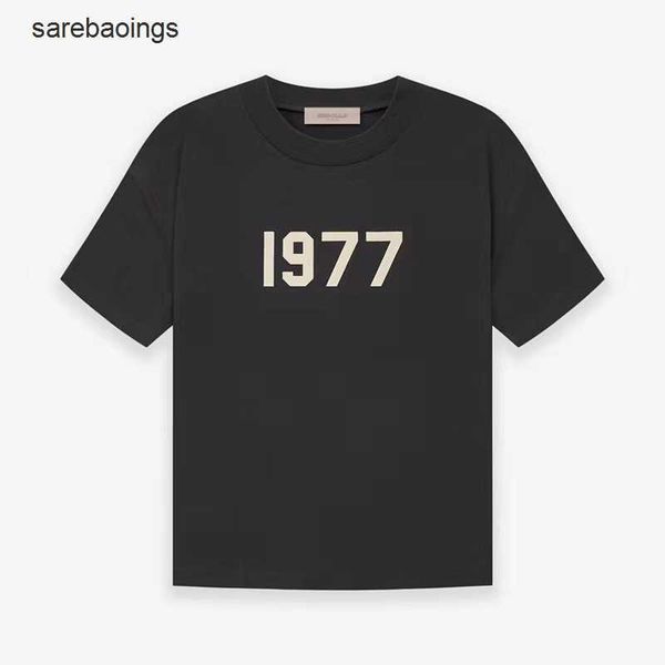 large shirts 1977 short sleeve t shirt new fear god fogg double thread chest digital men s fashion loose fashion label, White;black
large shirts 1977 short sleeve t shirt new fear god fogg double thread chest digital men s fashion loose fashion label, White;black
