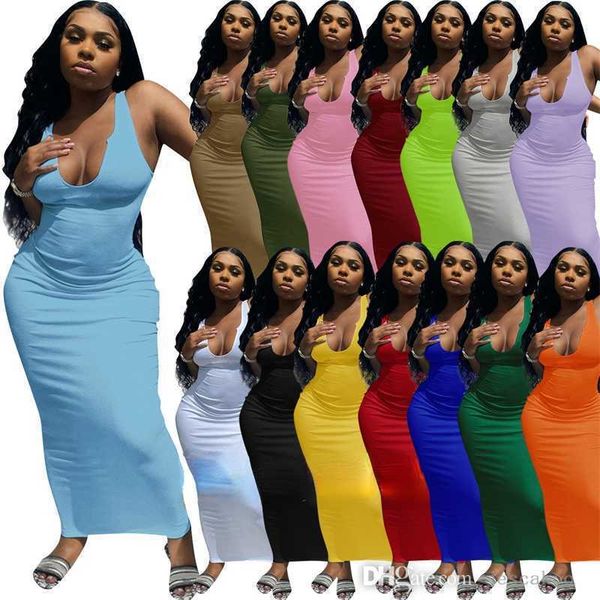 designers 3xl women maxi dresses sleeveless u-neck bodycon dress club skirt elastic skinny plus size womens clothing, Black;gray
designers 3xl women maxi dresses sleeveless u-neck bodycon dress club skirt elastic skinny plus size womens clothing, Black;gray