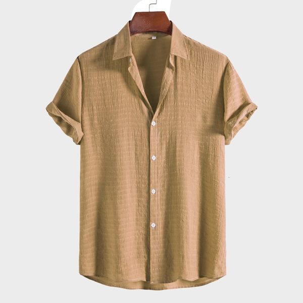 men's casual shirts shirts for men men's fashion trend solid color short sleeve shirts casual lapel men's clothing 230324, White;black
men's casual shirts shirts for men men's fashion trend solid color short sleeve shirts casual lapel men's clothing 230324, White;black
