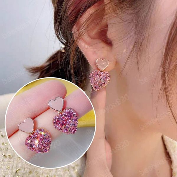 geometric rhinestone pink square love stud earrings new temperament beautiful earrings jewelry accessories, Golden;silver
geometric rhinestone pink square love stud earrings new temperament beautiful earrings jewelry accessories, Golden;silver