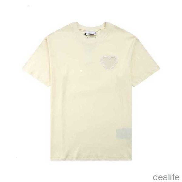 paris fashion mens designer t shirts amis embroidered red heart solid color big love round neck short sleeve t-shirt for men and women udz0, White;black
paris fashion mens designer t shirts amis embroidered red heart solid color big love round neck short sleeve t-shirt for men and women udz0, White;black