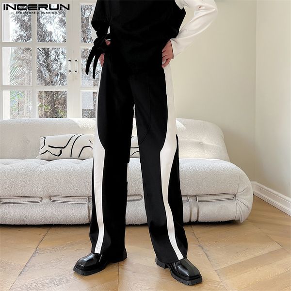 men's pants incerun casual button patchwork joggers streetwear fashion straight trousers 2023 loose korean leisure s 5xl 230323, Black
men's pants incerun casual button patchwork joggers streetwear fashion straight trousers 2023 loose korean leisure s 5xl 230323, Black