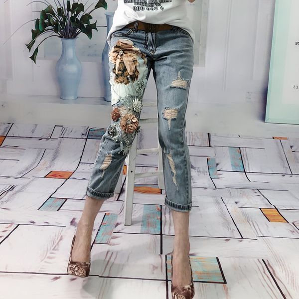 women's jeans fashion ripped hole denim pencil pants trousers bodycon women club outfits 230324, Blue
women's jeans fashion ripped hole denim pencil pants trousers bodycon women club outfits 230324, Blue