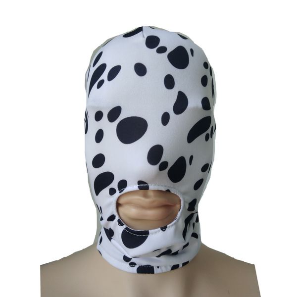 costume accessories halloween mask black and white spots cosplay costumes spandex hood open mouth zentai costumes party accessories, Silver
costume accessories halloween mask black and white spots cosplay costumes spandex hood open mouth zentai costumes party accessories, Silver