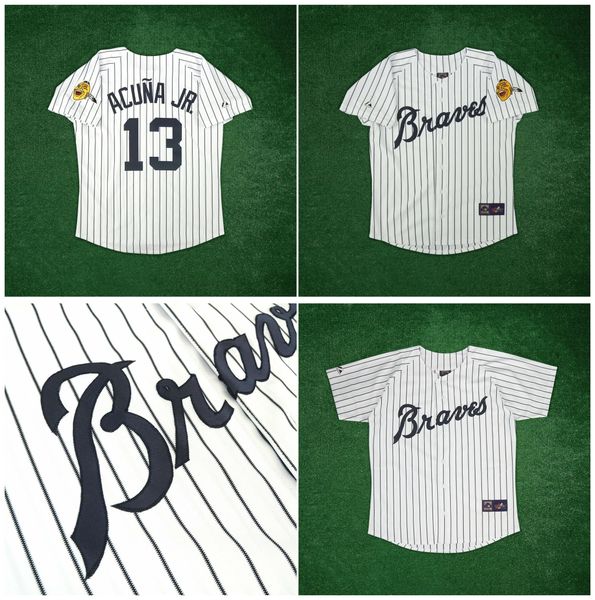 1968 braves hank aaron baseball jersey atlanta phil niekro dale murphy austin riley ronald acuna jr. andruw jones chipper jones john smoltz, Blue;black
1968 braves hank aaron baseball jersey atlanta phil niekro dale murphy austin riley ronald acuna jr. andruw jones chipper jones john smoltz, Blue;black