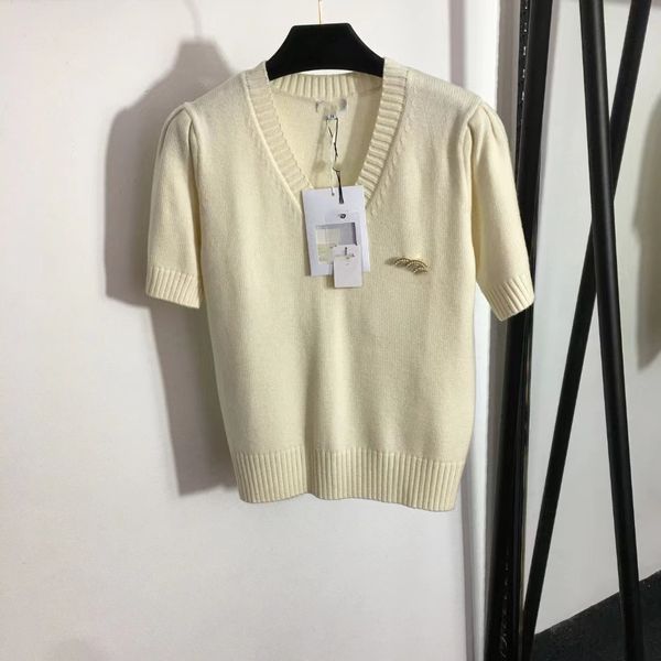 319 2023 brand same style sweater short sleeve women's sweaters flora print crew neck white black green pullover fashion clothes 202315
319 2023 brand same style sweater short sleeve women's sweaters flora print crew neck white black green pullover fashion clothes 202315