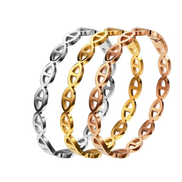designer branded bracelets women bangle luxury designer letter jewelry 18k gold plated stainless steel wedding lovers gift bangles wholesale, Black
designer branded bracelets women bangle luxury designer letter jewelry 18k gold plated stainless steel wedding lovers gift bangles wholesale, Black