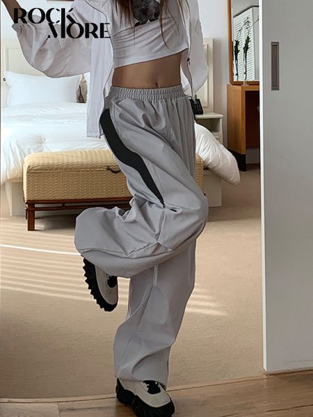 women's pants s rockmore casual baggy trousers side zipper cargo korean elastic waist sweatpants y2k harajuku loose women sporty jogger, Black;white
women's pants s rockmore casual baggy trousers side zipper cargo korean elastic waist sweatpants y2k harajuku loose women sporty jogger, Black;white