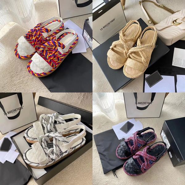 blade women hemp rope woven metal chain sandal slipper designer fashion luxury elegant simple material flat comfortable shoes, Black
blade women hemp rope woven metal chain sandal slipper designer fashion luxury elegant simple material flat comfortable shoes, Black
