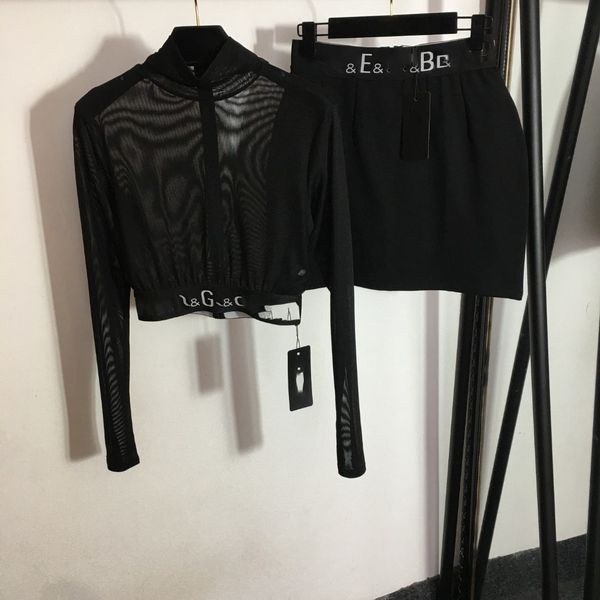 222 2023 spring summer brand same style short skirt two pieces sets women's two piece pants black long sleeve meiyi, White
222 2023 spring summer brand same style short skirt two pieces sets women's two piece pants black long sleeve meiyi, White