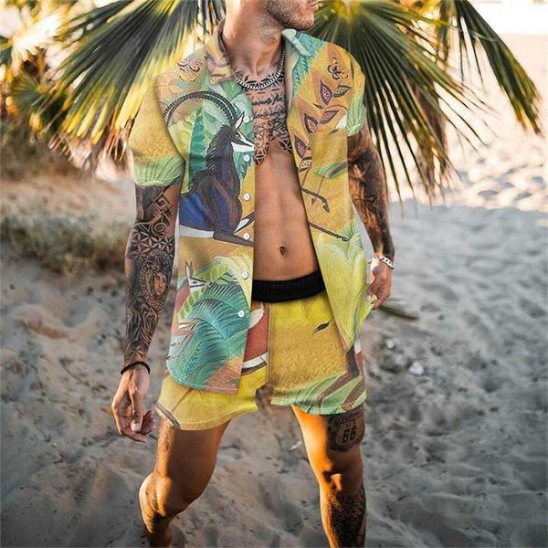 men's summer short sleeve shirt two piece beach pants suit large casual 2023 new, White;black
men's summer short sleeve shirt two piece beach pants suit large casual 2023 new, White;black