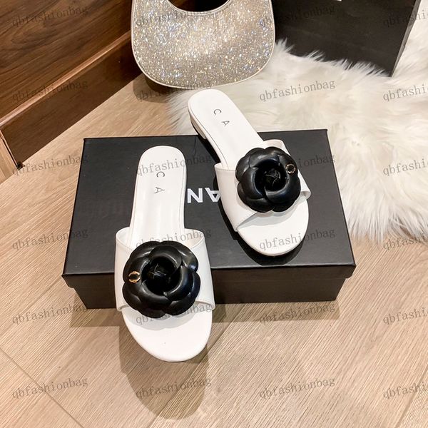 womens flat slippers double patchwork color camellia leather sandals small metal buckle flip-flops classic simple outdoor swimming pool beac, Black
womens flat slippers double patchwork color camellia leather sandals small metal buckle flip-flops classic simple outdoor swimming pool beac, Black