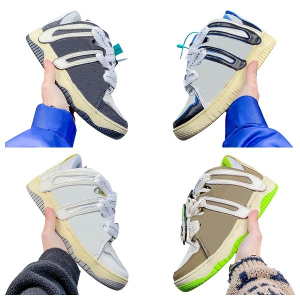 boots leather sneakers vintage luxury letter basketball shoes outdoor lace up training shoes rubber bottom round toe mixed clour non slip fl, Black
boots leather sneakers vintage luxury letter basketball shoes outdoor lace up training shoes rubber bottom round toe mixed clour non slip fl, Black