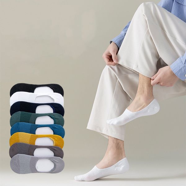 men's socks 3 pairs summer shallow mouth mesh breathable cotton socks invisible non-slip short cylinder casual and versatile, Black
men's socks 3 pairs summer shallow mouth mesh breathable cotton socks invisible non-slip short cylinder casual and versatile, Black