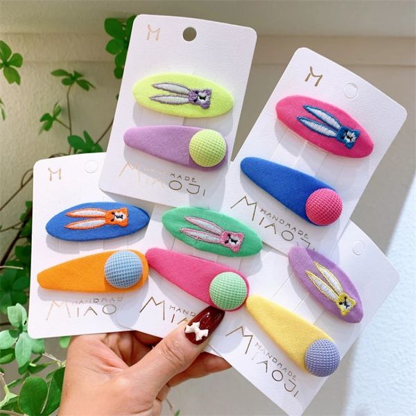2023 new sweet girl princess embroidery cartoon rabbit hairpin fashion korean children's fabric button bb clip hair accessories, Slivery;white
2023 new sweet girl princess embroidery cartoon rabbit hairpin fashion korean children's fabric button bb clip hair accessories, Slivery;white