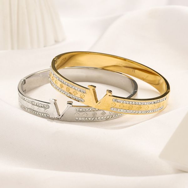 gold bangle foe women girls' love letter bracelet designer brand diamond bangle bracelet stainless steel accessories party gift bangle, Black
gold bangle foe women girls' love letter bracelet designer brand diamond bangle bracelet stainless steel accessories party gift bangle, Black