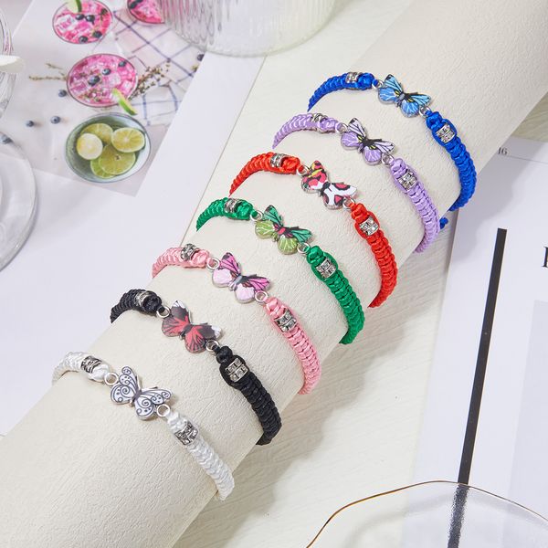 7pcs new fashion butterfly charm bracelets female weave jewelry accessories, Golden;silver
7pcs new fashion butterfly charm bracelets female weave jewelry accessories, Golden;silver