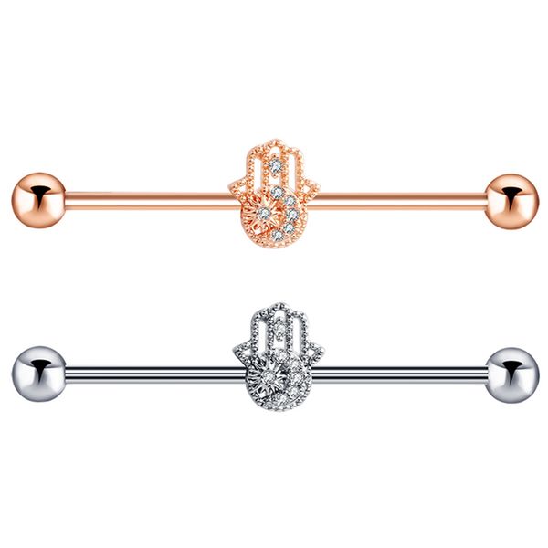14g surgical steel industrial barbell earrings hand screw heart ball bead winding style 10 style cartilage helix piercing body j, Silver
14g surgical steel industrial barbell earrings hand screw heart ball bead winding style 10 style cartilage helix piercing body j, Silver
