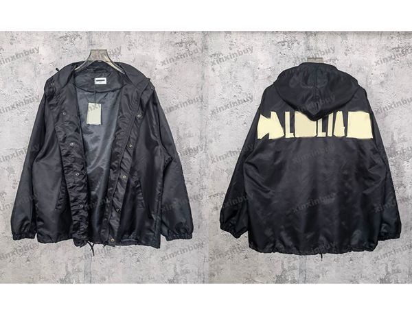 xinxinbuy men designer coat jacket hoodie paris letter print windbreak long sleeve women black khaki blue grey xs-2xl, Black;brown
xinxinbuy men designer coat jacket hoodie paris letter print windbreak long sleeve women black khaki blue grey xs-2xl, Black;brown