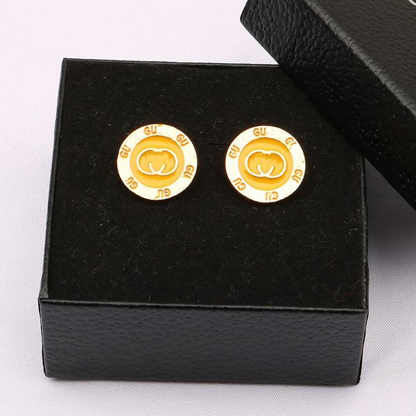 6colors designer earrings ear stud designers brand 18k gold plated geometry letters fashion women enamel earring wedding party jewerlry 8123, Golden;silver
6colors designer earrings ear stud designers brand 18k gold plated geometry letters fashion women enamel earring wedding party jewerlry 8123, Golden;silver