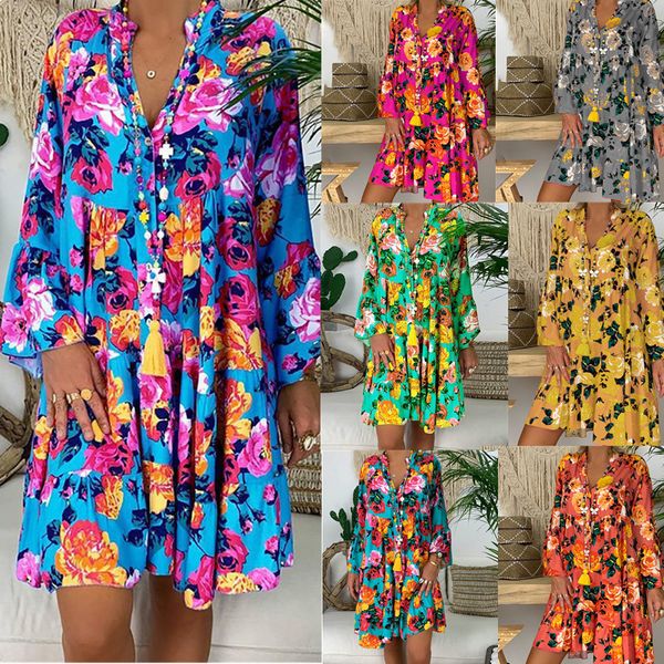 ethnic clothing autumn print flower women's dress casual v neck long sleeve beach party fashion vestidos ruffle etstwendy red es 230324
ethnic clothing autumn print flower women's dress casual v neck long sleeve beach party fashion vestidos ruffle etstwendy red es 230324