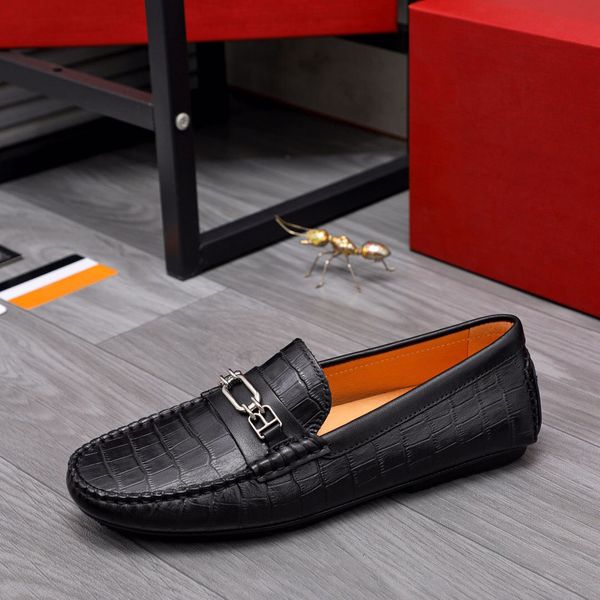 2023 men's party wedding dress shoes brand genuine leather formal business flats casual loafers size 38-44, Black
2023 men's party wedding dress shoes brand genuine leather formal business flats casual loafers size 38-44, Black