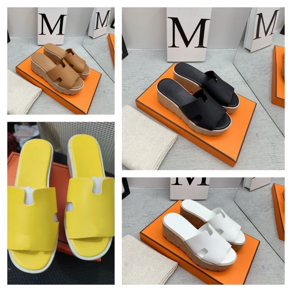 designer h slippers thick bottom soles sandals women girls wedge leather platform sandal wedges outdoor slipper slides ladies high heels mul, Black
designer h slippers thick bottom soles sandals women girls wedge leather platform sandal wedges outdoor slipper slides ladies high heels mul, Black