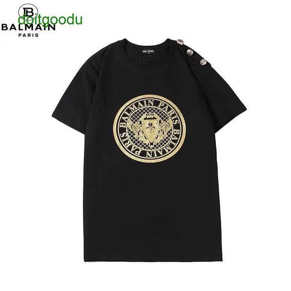 balmn new button t shirt women's classic letters printed crew neck 100% cotton short sleeves men's t shirt barman, White;black
balmn new button t shirt women's classic letters printed crew neck 100% cotton short sleeves men's t shirt barman, White;black