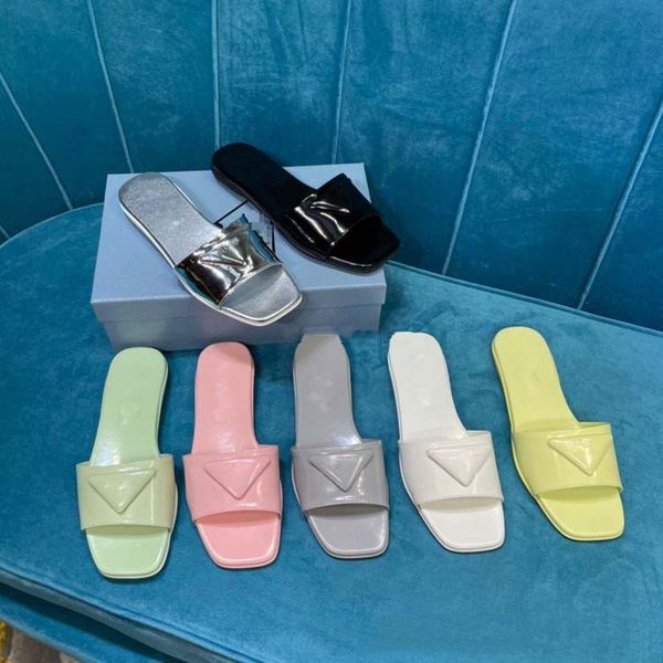 jelly color real leather woman slippers p logo sandals triangle buckle flip flops ladies mule stylish flat slides fashion summer shoes slide, Black
jelly color real leather woman slippers p logo sandals triangle buckle flip flops ladies mule stylish flat slides fashion summer shoes slide, Black