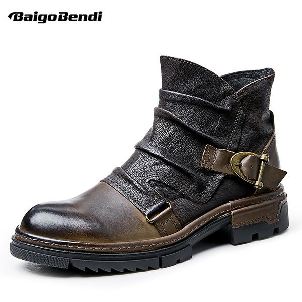 boots mature men's elegant folds leather boots businessman buckle belt pleated high end office winter shoes 230324, Black
boots mature men's elegant folds leather boots businessman buckle belt pleated high end office winter shoes 230324, Black