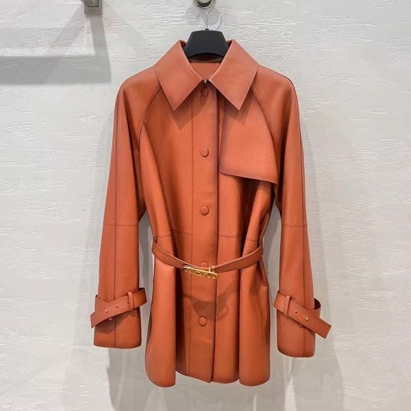 women's jackets genuine leather jacket women coat spring technology turndown collar 2023 fashion shoulder sleeve belted trench 230324, Black;brown
women's jackets genuine leather jacket women coat spring technology turndown collar 2023 fashion shoulder sleeve belted trench 230324, Black;brown