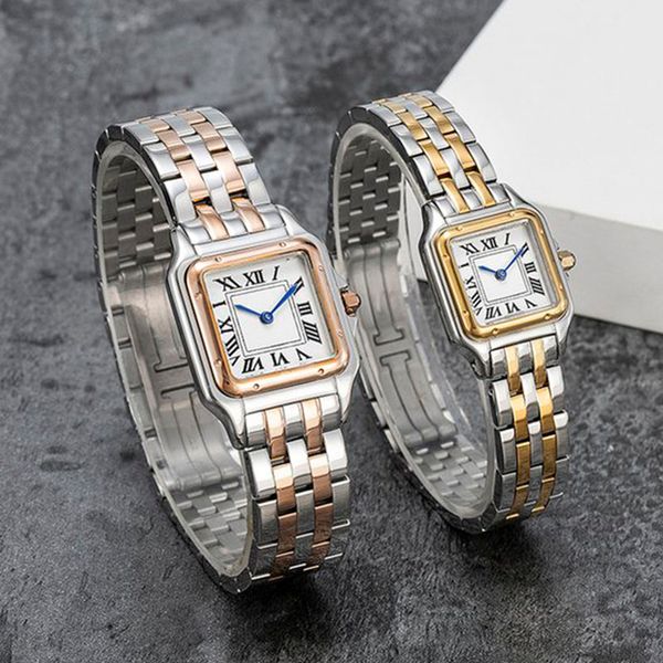women watch 22*30/27*37 mm dial gold/silver stainless steel quartz lady watch with high-end elegant wristwatch montre de luxe gift dhgate, Slivery;brown
women watch 22*30/27*37 mm dial gold/silver stainless steel quartz lady watch with high-end elegant wristwatch montre de luxe gift dhgate, Slivery;brown