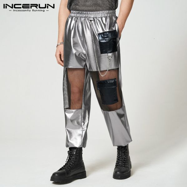 men's pants incerun patchwork mesh transparent elastic waist streetwear 2023 trousers joggers fashion personality pantalon 5xl 230323, Black
men's pants incerun patchwork mesh transparent elastic waist streetwear 2023 trousers joggers fashion personality pantalon 5xl 230323, Black