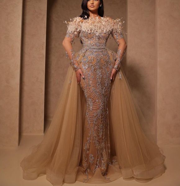 luxury mermaid prom dresses long sleeves bateau appliques sparkly sequins floor length beaded detachable train evening dress bridal gowns pl, Black
luxury mermaid prom dresses long sleeves bateau appliques sparkly sequins floor length beaded detachable train evening dress bridal gowns pl, Black