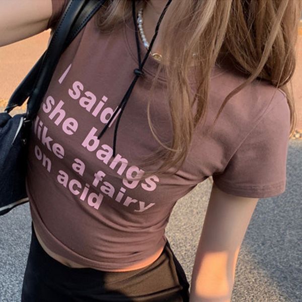 womens tshirt aesthetic womens tshirt y2k brown print woman clothes vintage crop egirl 230322, White
womens tshirt aesthetic womens tshirt y2k brown print woman clothes vintage crop egirl 230322, White
