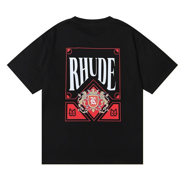 men's t-shirt craftsmanship rhude mens t shirts summer fashion designer tshirts street casual short sleeve beach style tees cotton prin, White;black
men's t-shirt craftsmanship rhude mens t shirts summer fashion designer tshirts street casual short sleeve beach style tees cotton prin, White;black